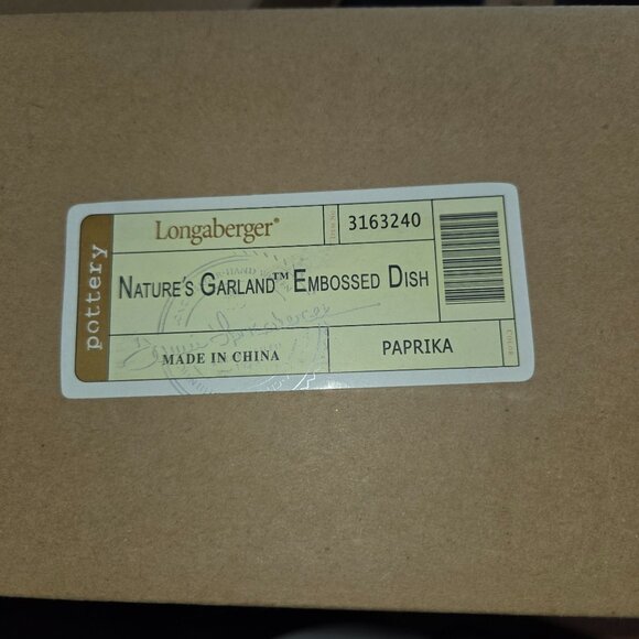 Longaberger Burgundy Pottery Small Octagonal Dish With Grape Embossed Design 5.5 - Picture 10 of 10